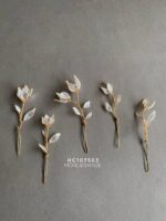 HC107563 - Pearl Flowers Hairpins - Gold