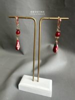 ER201163 - Sangjit Jade Rounge Earring