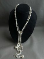 Handmade Necklace Pearl Mix Chain - Image 2