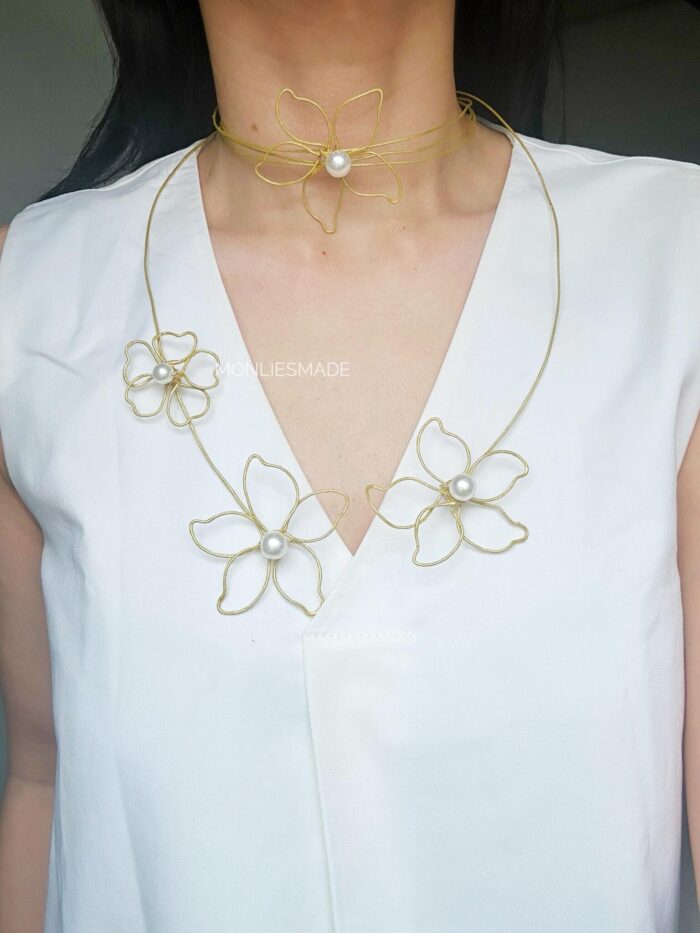 Handmade Necklace Gold - Image 1