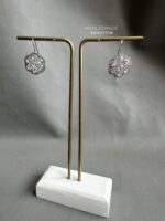 ER207718 - Silver Earrings with Diamond