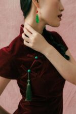 ER200813 - Jade Earring - Image 2