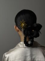 HP611827 - Gold Hairpins with Pearl Tussle - Image 2