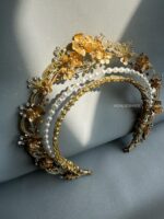 HD11836 - Flower Bronze Heapiece - Bronze - Image 2