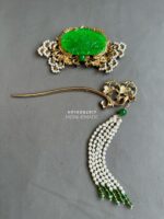 HP10082917 - One set Jade Hairpins