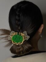 HP10082917 - One set Jade Hairpins - Image 6