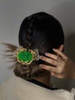 HP10082917 - One set Jade Hairpins - Image 3