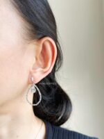 ER816291 - Diamond Earring - Silver - Image 2