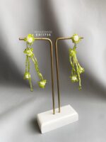 ER11736 - Handmade Crystal Earring - Green