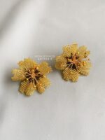 ER710017 - Handmade Beading Earring - Gold