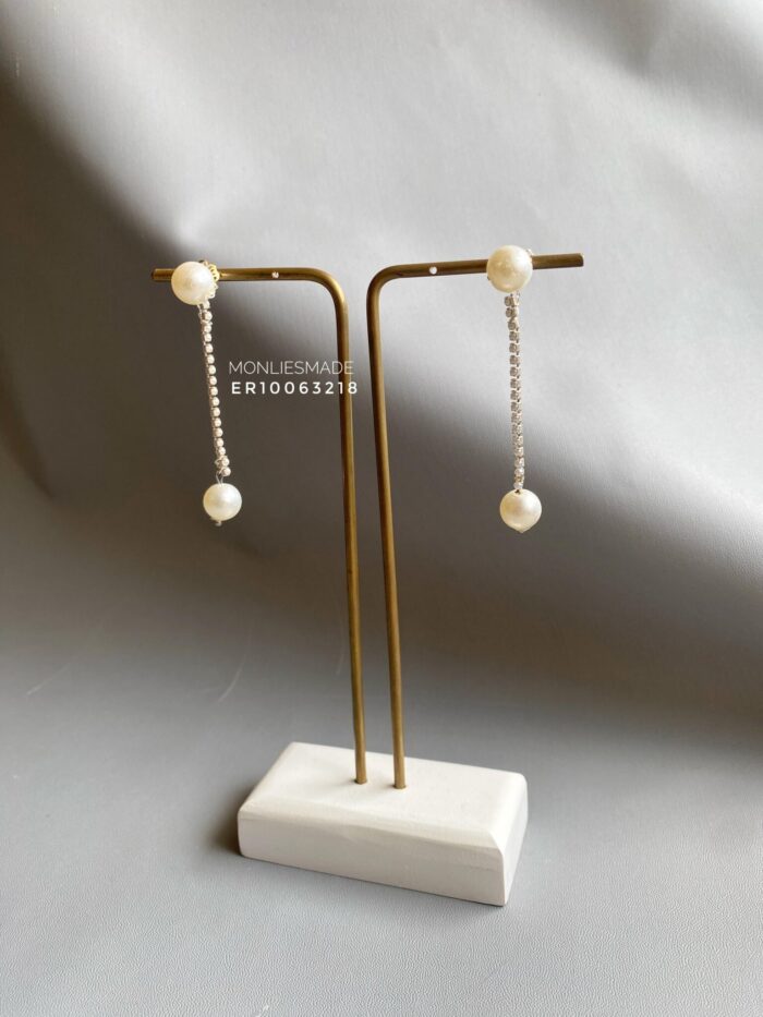ER10063218 - Handmade Pearl Earring - Image 2