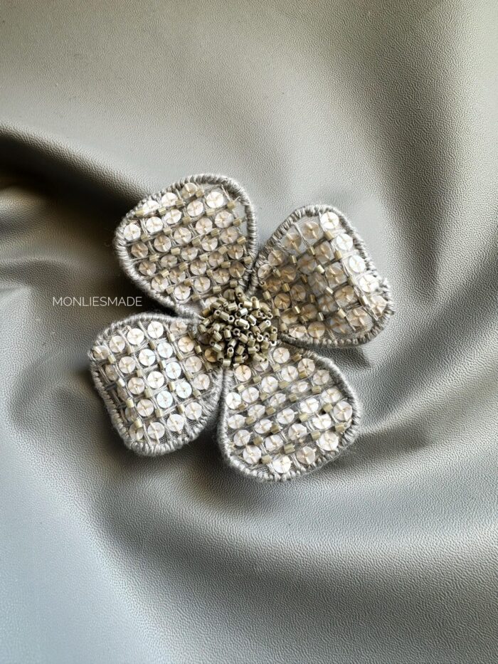 BC17228 - Virelle Handmade Flower Brooch - Image 2