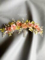 HC511826 - Handmade Flowers Haircomb