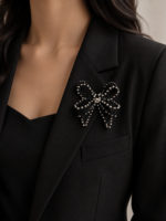 BC1881635 - Bow Bead  Brooch - Image 3