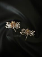 BC117355 - Handmade Dragonfly Brooch - Gold - Image 3