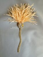 BC61173 - Handmade Whisper Brooch – Gold