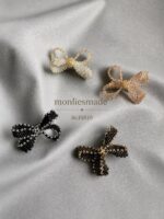 BC18810 - Handmade Bead Brooch - Bronze