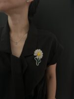 BC155189 - Handmade Daisy Brooch Small - Image 2