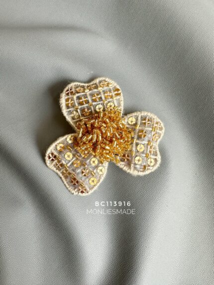 BC113916 - Virla Handmade Brooch - Gold