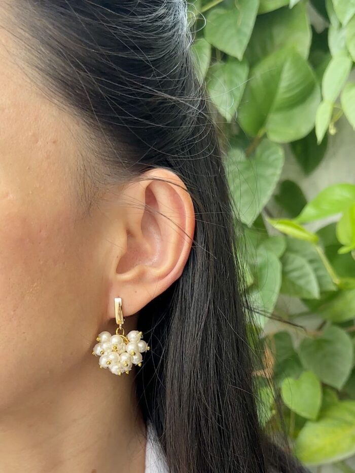 ER188165 - Handmade Pearl Earring - Image 2