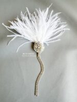 BC518815 - Handmade Whisper Brooch – White