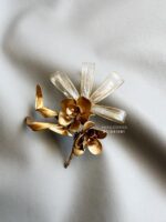 BC1551081 - Handmade Flower Bronze Brooch