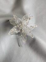 HP1511890 - Handmade Hairpin with Swarovski - Silver