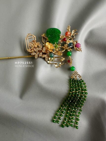 HP752551 - Sangjit Hairpin with Jade