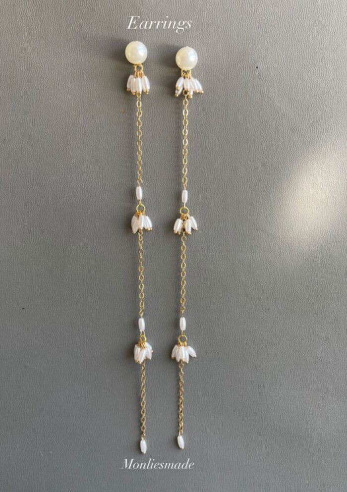ER82215 - Handmade Gold Earring - Image 1