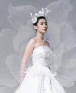 HB811621 - Handmade Fabric Headband - White - Image 4