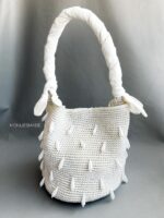 Handmade Bag with Watterfal Pearl