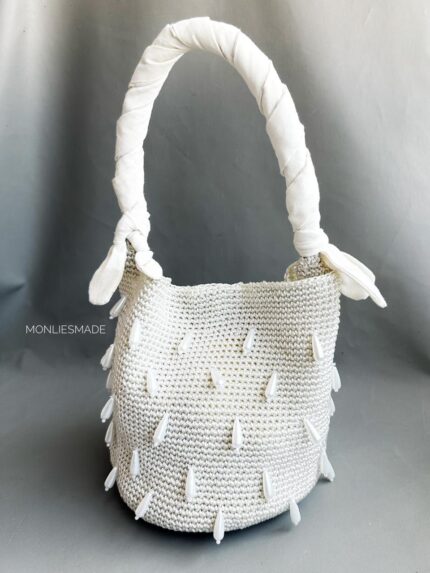 Handmade Bag with Watterfal Pearl