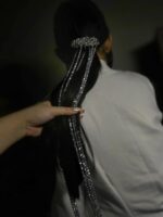 HC514427 - Handmade Haircomb With Crystal Tassle - Image 4