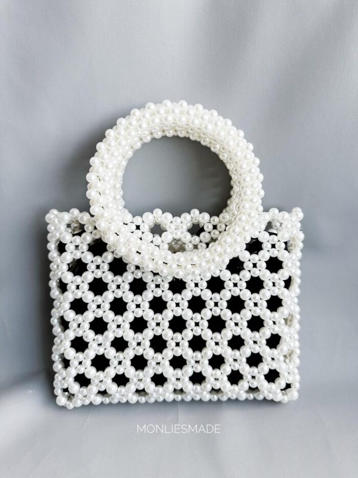 Handmade Pearl Bag - Image 1