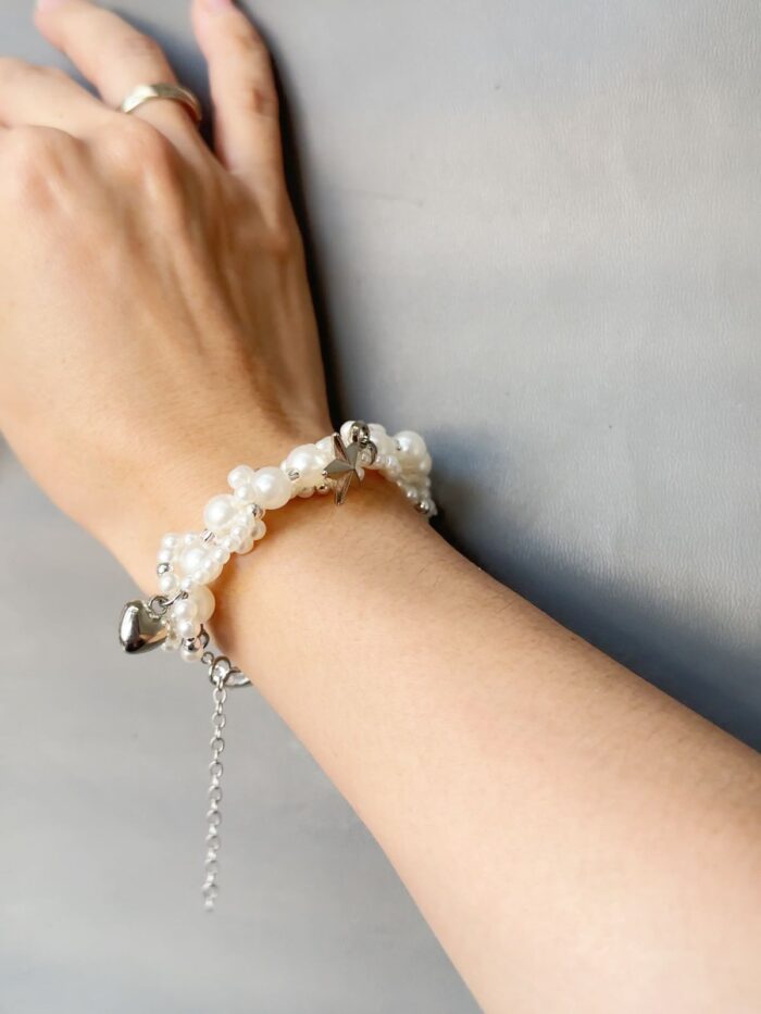 Handmade Pearl Bracelet - Image 1
