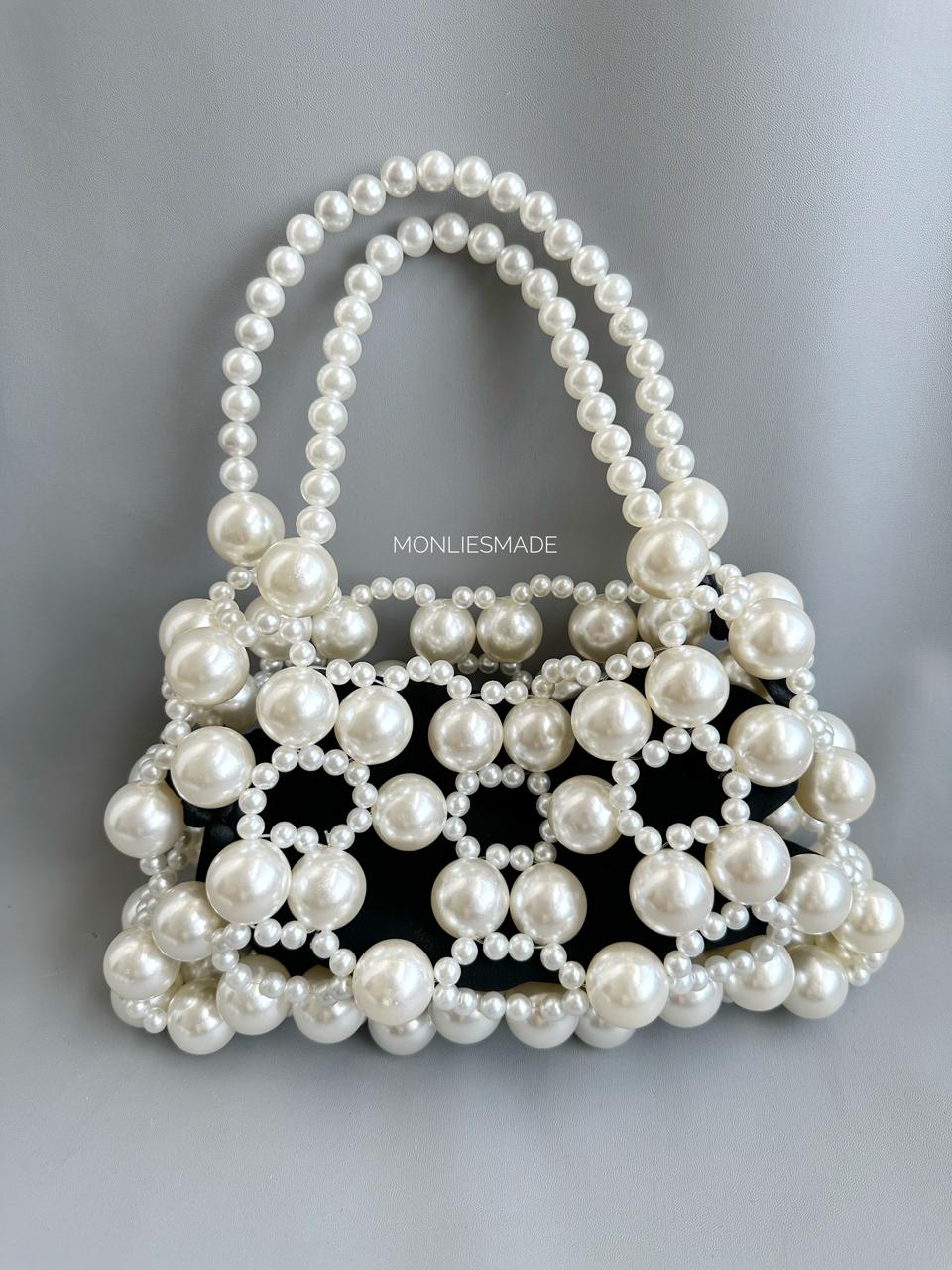 b8b70334-7797-45de-ba6e-b8d547b35415 Handmade Pearl Bag Large - Image 1
