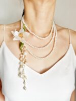 1005619 - Handmade Flower Pearl Necklace