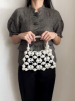 Handmade Pearl Bag Large - Image 2