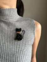 BC5711592 - Black Cat Brooch - Image 2