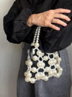 Hanmade Pearl Shoulder Bag - Image 2