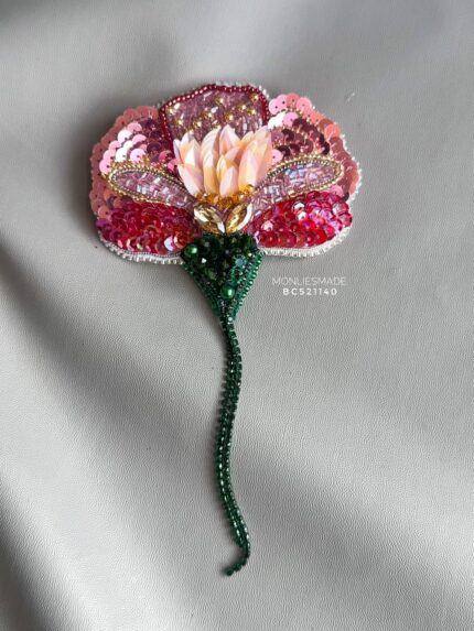 BC521140 - Poppy Brooch - Fushia