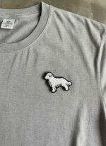 BC511710 - Handmade Golden Brooch - White - Image 2