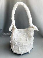 BC15102602 - Handmade Bag with Waterfall Pearl