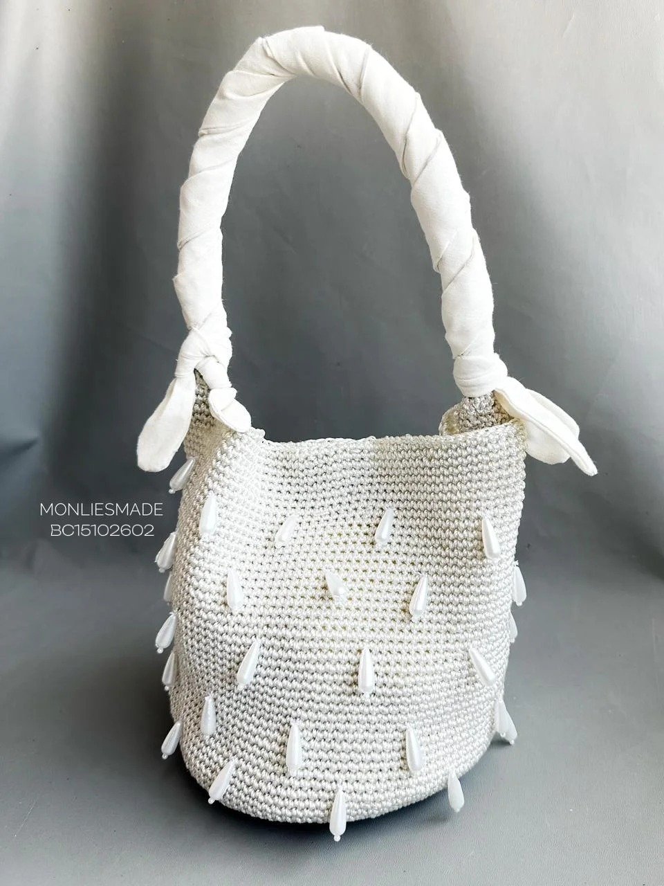 eye5 BC15102602 - Handmade Bag with Waterfall Pearl - Image 1