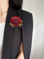 BC201125003 - Amber Brooch - Image 4