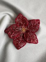 BC261125002 - Handmade Beaded Flower Brooches - Image 6