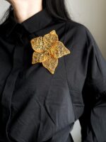 BC261125002 - Handmade Beaded Flower Brooches - Image 3