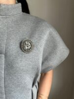 BC291125002 - VIRA Brooch - Silver - Image 2