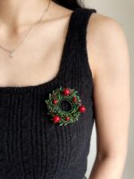 BC241125002 - Mistletoe Brooch I Christmas2025 - Image 2