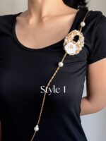 BC171225002 - Opal Sling Brooch